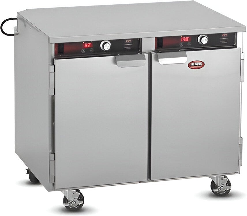 FWE - 14 Pans Capacity Undercounter Insulated Heated Holding Cabinet with 2 Solid Doors - HLC-14 (Special Order 4-6 weeks)