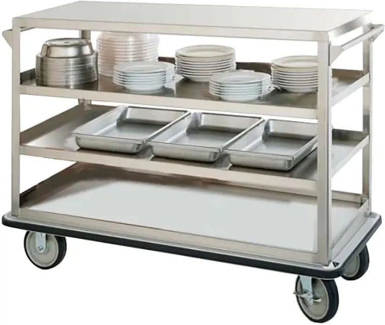 FWE - 1600 lbs Capacity Stainless Steel Queen Mary Cart with 12" Spacing 3 Levels, Also Edges Down - UC-312-62 (Special Order 4-6 weeks)