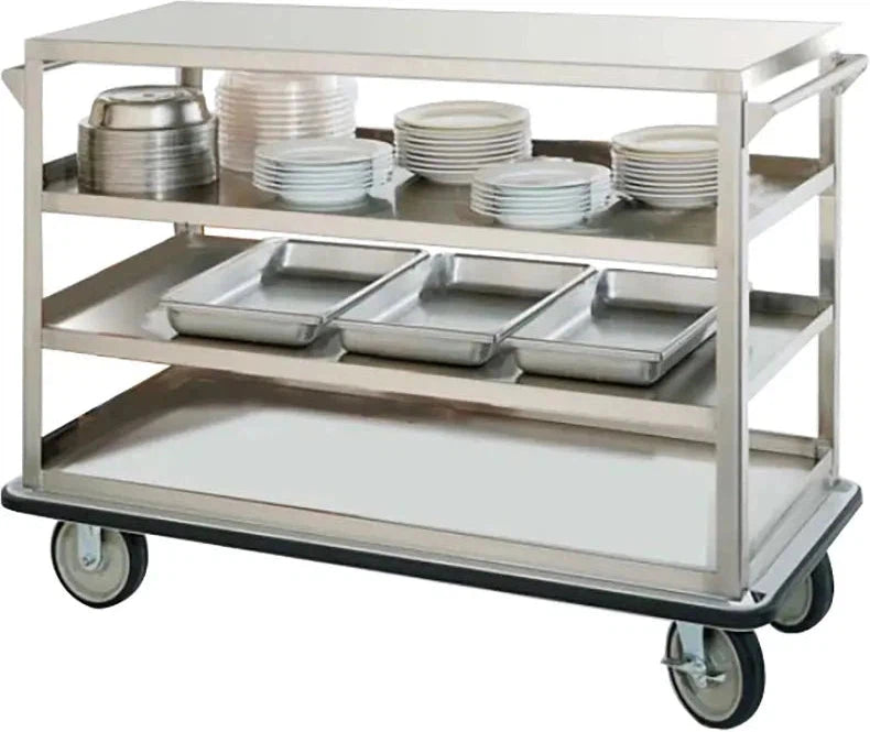 FWE - 1600 lbs Capacity Stainless Steel Queen Mary Cart with 12" Spacing 4 Levels, Also Edges Down - UC-412-62 (Special Order 4-6 weeks)