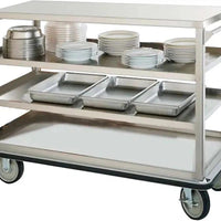 FWE - 1600 lbs Capacity Stainless Steel Queen Mary Cart with 17" Spacing 4 Levels, Also Edges Down - UC-417-62 (Special Order 4-6 weeks)