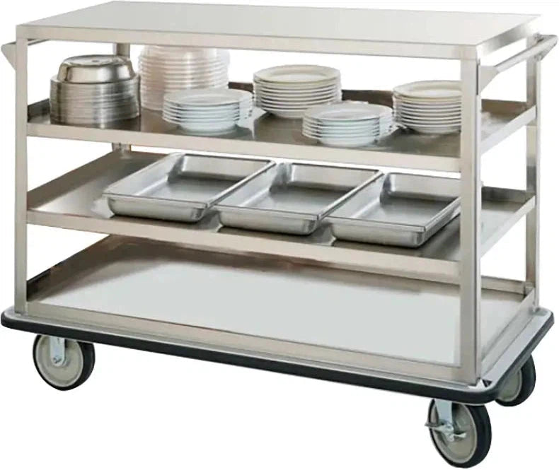 FWE - 1600 lbs Capacity Stainless Steel Queen Mary Cart with 9" Spacing 4 Levels, Also Edges Down - UC-409-62 (Special Order 4-6 weeks)