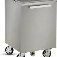 FWE - 200 lbs Stainless Steel Insulated Mobile Ice Caddy - SIC-200 (Special Order 4-6 weeks)