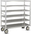 FWE - 2000 lbs Capacity, Aluminum Queen Mary Cart with 6 Levels and Flat Edges - UC-60-609AL (Special Order 4-6 weeks)