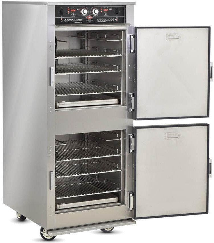 FWE - 208V Low Temperature Split Cavity Cook & Hold Cabinet with 8 Pans Capacity - LCH-6-6-G2 (Special Order 4-6 weeks)