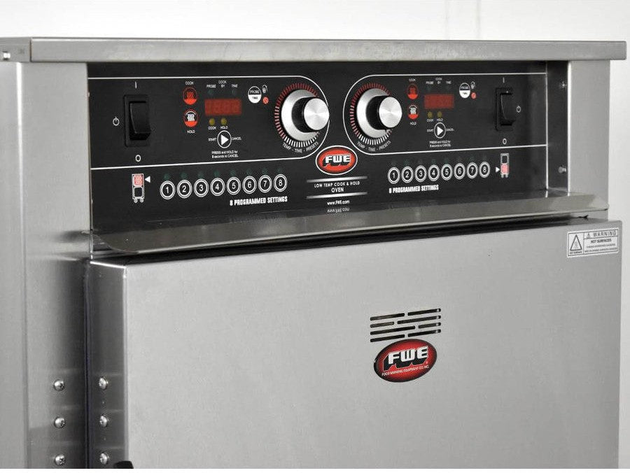 FWE - 208V Low Temperature Split Cavity Cook & Hold Cabinet with 8 Pans Capacity - LCH-6-6-G2 (Special Order 4-6 weeks)