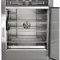 FWE - 208V Low Temperature Split Cavity Cook & Hold Cabinet with 8 Pans Capacity - LCH-6-6-G2 (Special Order 4-6 weeks)