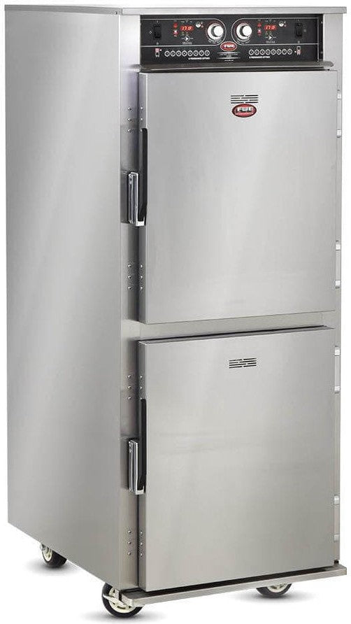 FWE - 208V Low Temperature Split Cavity Cook & Hold Cabinet with 8 Pans Capacity - LCH-6-6-G2 (Special Order 4-6 weeks)
