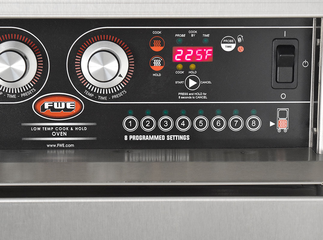 FWE - 208V Split Cavity Low Temp Cook & Hold Cabinet with 14 Pans Capacity - LCH-1826-7-7-G2 (Special Order 4-6 weeks)