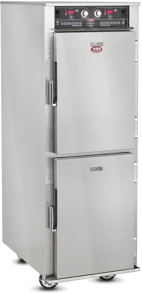 FWE - 208V Split Cavity Low Temp Cook & Hold Cabinet with 14 Pans Capacity - LCH-1826-7-7-G2 (Special Order 4-6 weeks)
