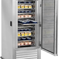 FWE - 32.75" One Section Mobile Air Curtain Refrigerator with Solid Door - ASU-10 (Special Order 4-6 weeks)