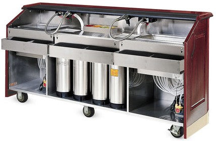 FWE - 73.25" Architectural Series Portable Bar - AS-BBC-6 (Special Order 4-6 weeks)