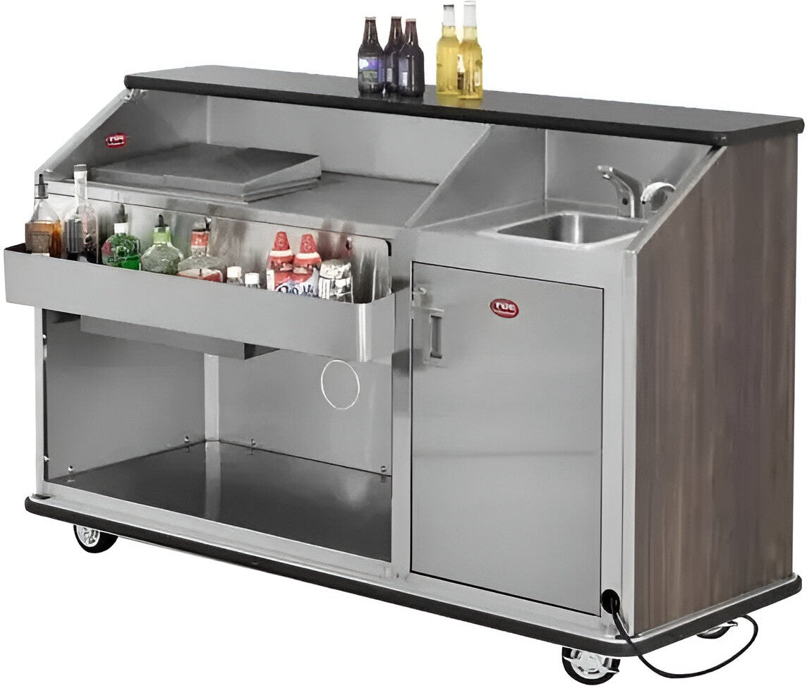 FWE - 73.25" Removable Speed Rack Portable Bar - AS-BBC-6-HS (Special Order 4-6 weeks)