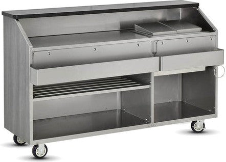 FWE - 95" 16 Bottle Removable Speed Rack Portable Bar - CB-8 (Special Order 4-6 weeks)