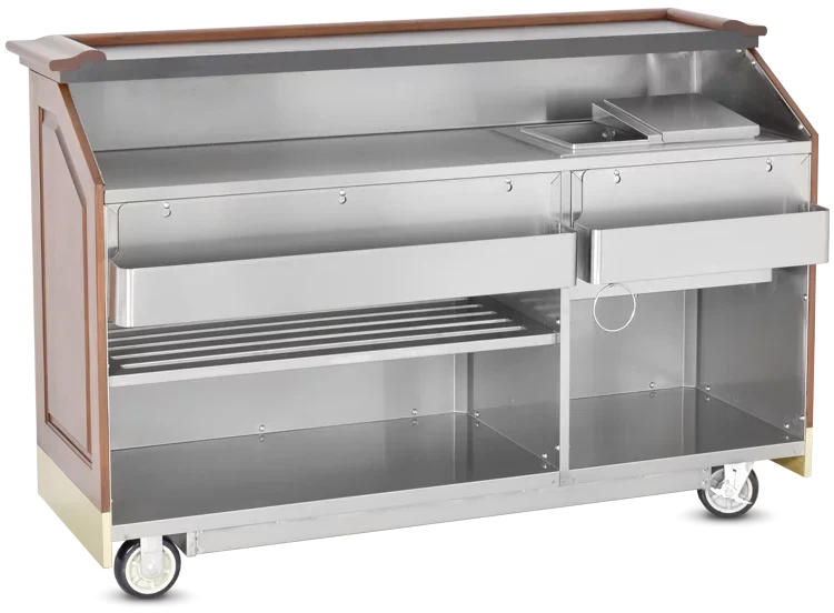 FWE - 95" 16 Bottle Removable Speed Rack Portable Bar - CB-8 (Special Order 4-6 weeks)