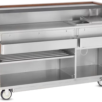 FWE - 95" 16 Bottle Removable Speed Rack Portable Bar - CB-8 (Special Order 4-6 weeks)