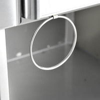 FWE - 95" Stainless Steel Convectional Beverage Service Mobile Bar with Shut-Off Drain - SCB-8 (Special Order 4-6 weeks)