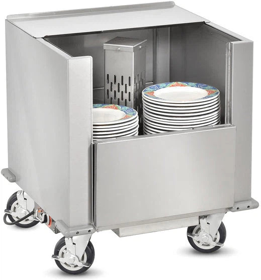 FWE - Hold (120-200) 11" Plate Capacity Heated Dish Storage Cart - HDC-200-11 (Special Order 4-6 weeks)