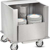 FWE - Hold (120-200) 11" Plate Capacity Heated Dish Storage Cart - HDC-200-11 (Special Order 4-6 weeks)