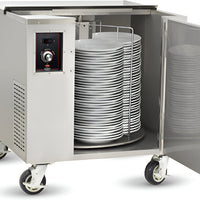 FWE - Hold (152-252) 12" Plate Capacity Heated Dish Storage Cart - HDC-252-12 (Special Order 4-6 weeks)
