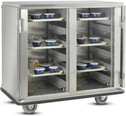 FWE - Holds (12 Trays) 5.25" Patient Tray Cart With 2 Doors - ETC-12 (Special Order 4-6 weeks)