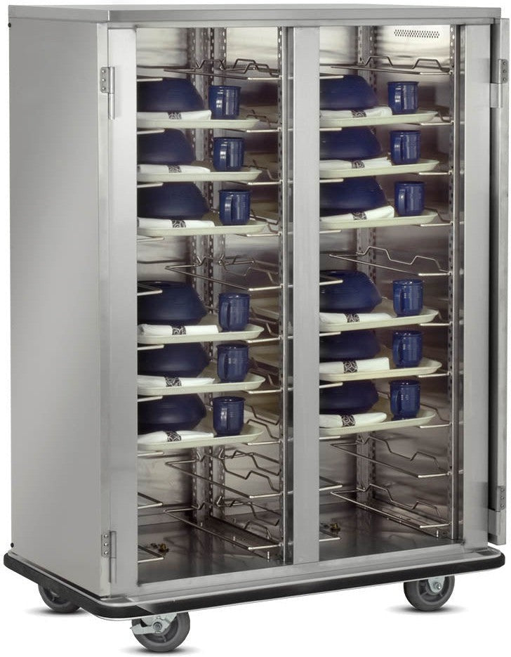 FWE - Holds (20 Trays) 5.25" Patient Tray Cart With 2 Doors - ETC-20 (Special Order 4-6 weeks)