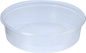 Fabri-Kal - 6 Oz Polypropylene Clear Round Deli Containers, 500/Cs - 9505531