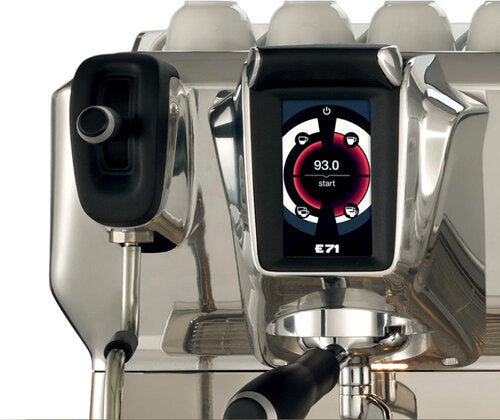 Faema - E71 GTi A3 Black Automatic 3 Group Espresso Coffee Machine - F01-UB336I9BT999A
