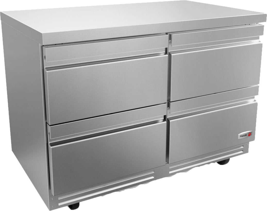Fagor - FUR Series 115V, 48" Undercounter Refrigerator With Four Drawer - FUR-48-D4-N