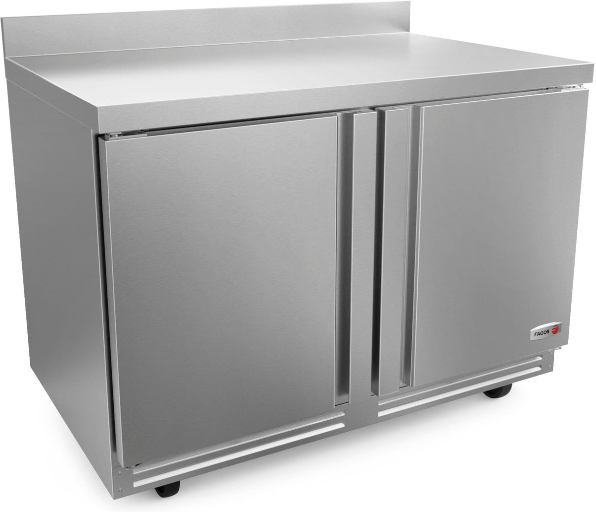Fagor - FWR Series 115V, 48" Double Door Worktop Refrigerator - FWR-48-N