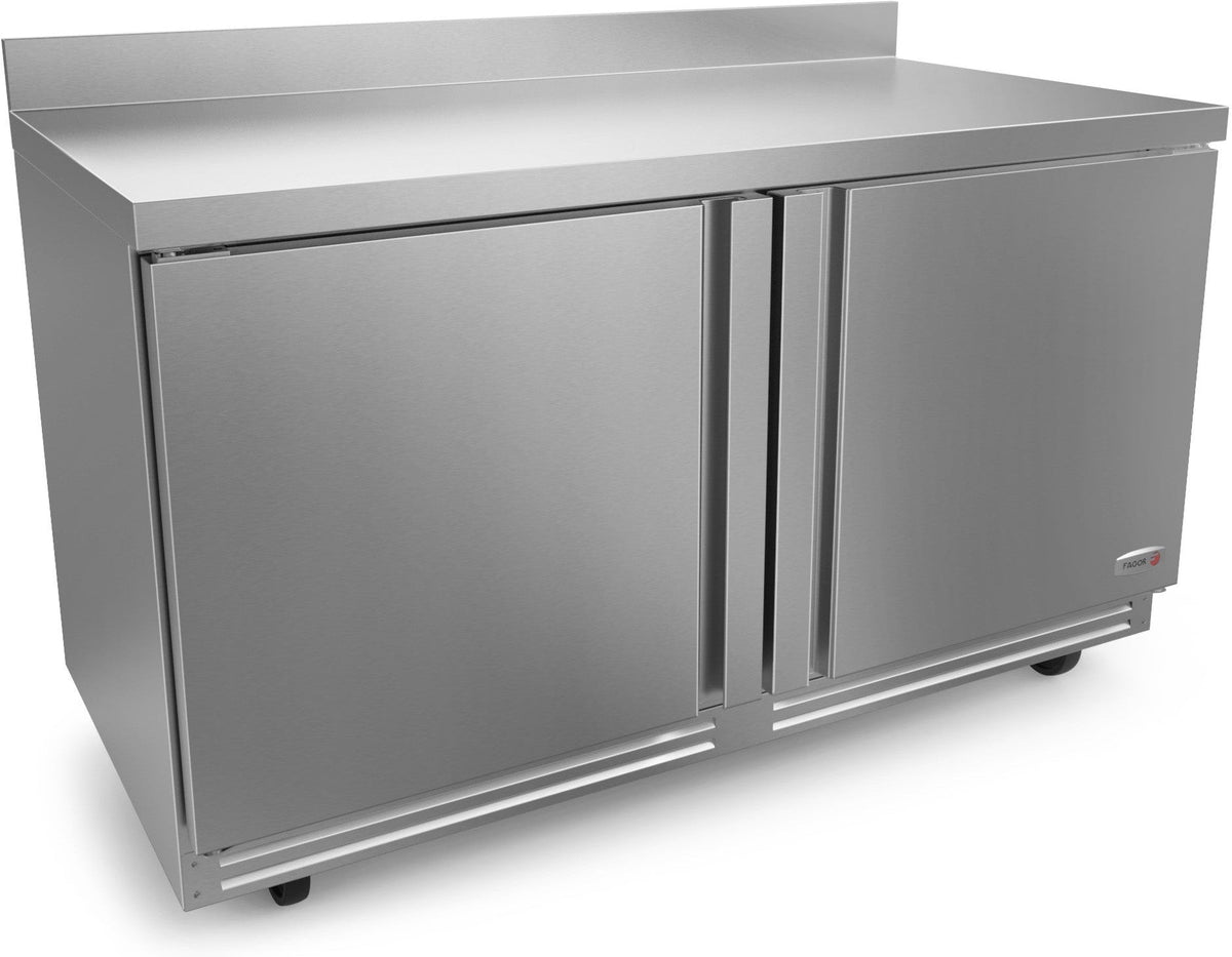Fagor - FWR Series 115V, 60" Double Door Worktop Refrigerator - FWR-60-N