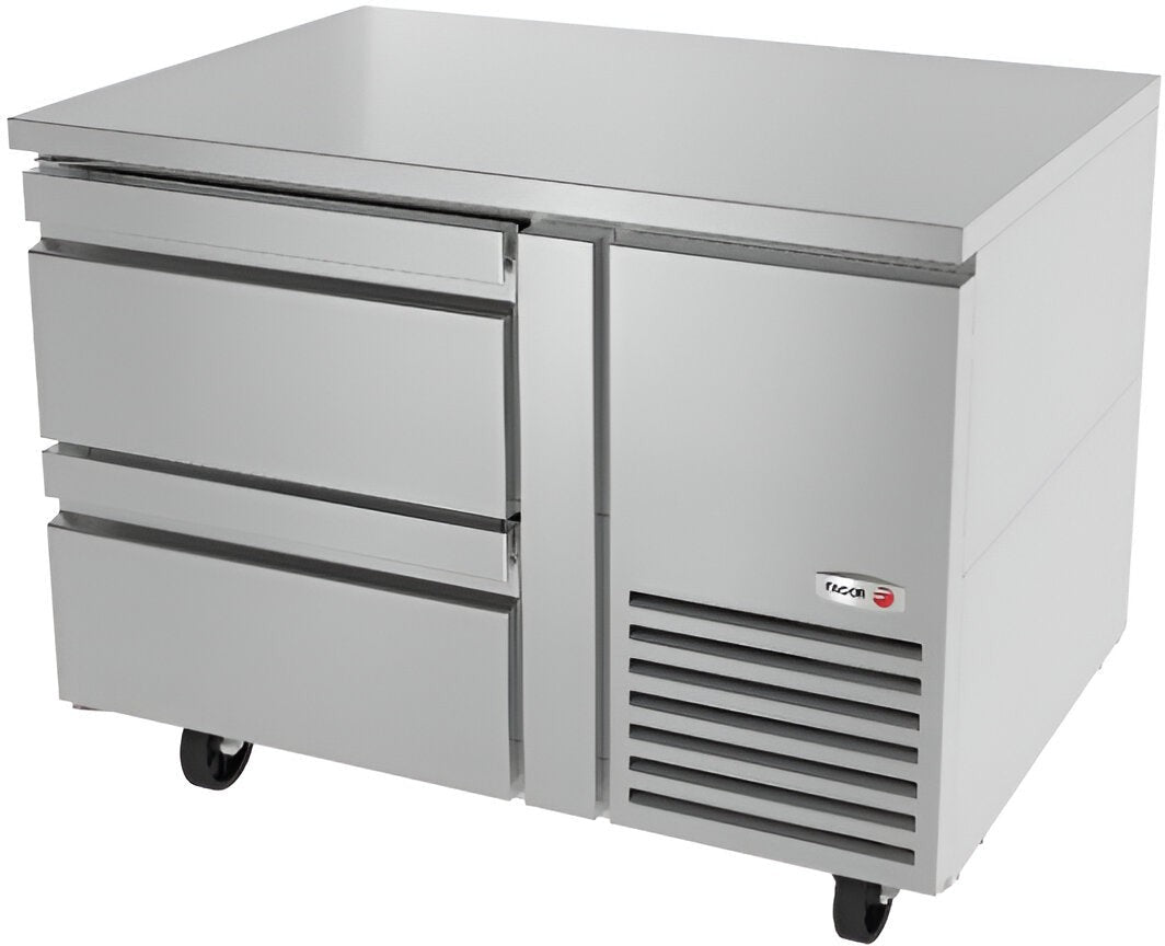 Fagor - SWR Series 115V, 46" Deep Undercounter Worktops Refrigerator With Two Drawer - SWR-46-D2