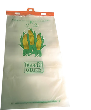 Fantapak - 13" x 22" Corn Produce Plastic Stock Bag, 500/Cs - PHB-1322CORN-12