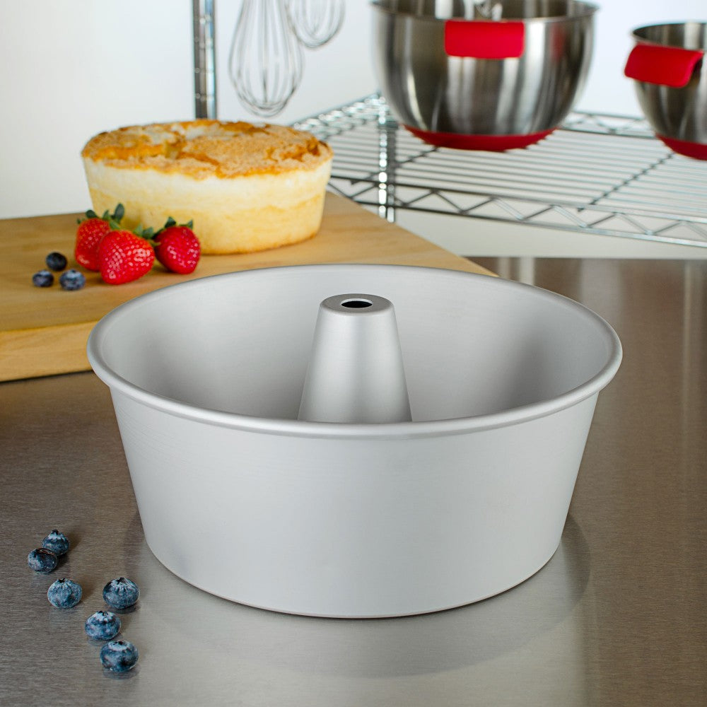 Fat Daddio's - 10" Aluminum Anodized Angel Round Baking/Food Pan - PAF-10425
