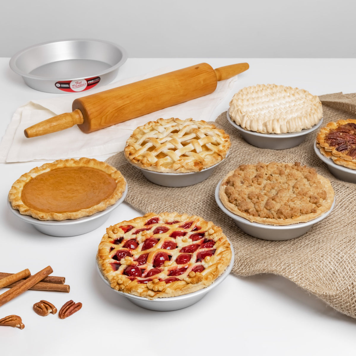 Fat Daddio's - 10" Aluminum Anodized Pie Pan - PIE-10