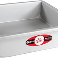 Fat Daddio's - 10" x 10" x 3" Anodized Aluminum Square Cake Pan - PSQ-10103