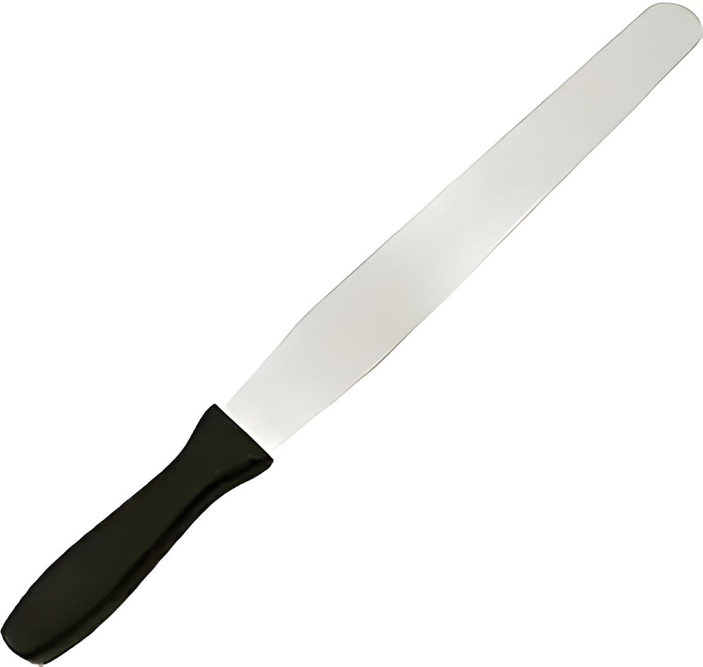 Fat Daddio's - 12" Stainless Steel Straight Icing Spatula - SPAT-12S
