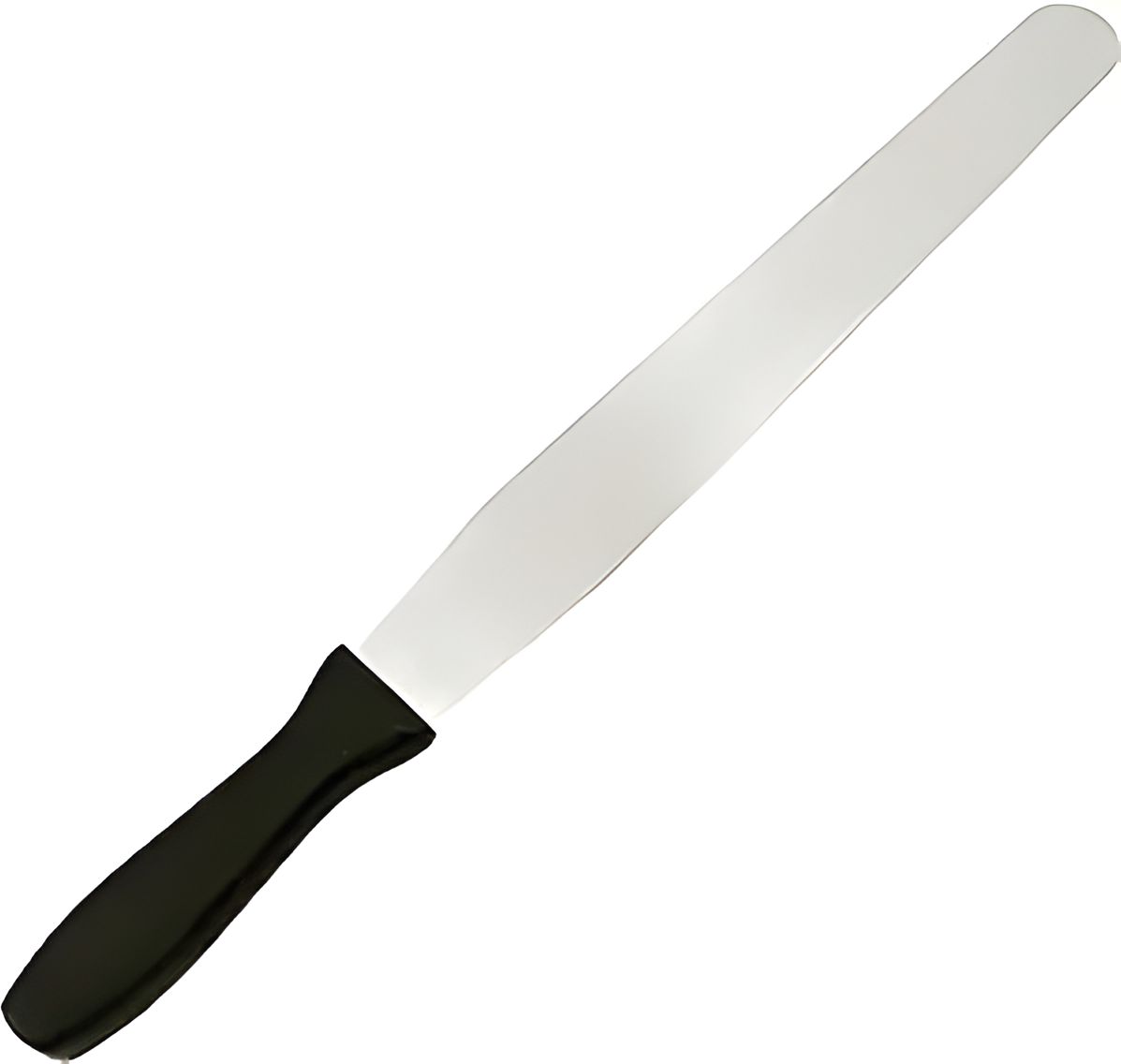 Fat Daddio's - 12" Stainless Steel Straight Icing Spatula - SPAT-12S