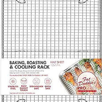Fat Daddio's - 12" x 17" Stainless Steel Cooling, Roasting, Grilling Rack - CR-HAL