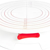 Fat Daddio's - 12" x 3" ABS Turntable with Brake and Top Measuring Guide - TT-123B