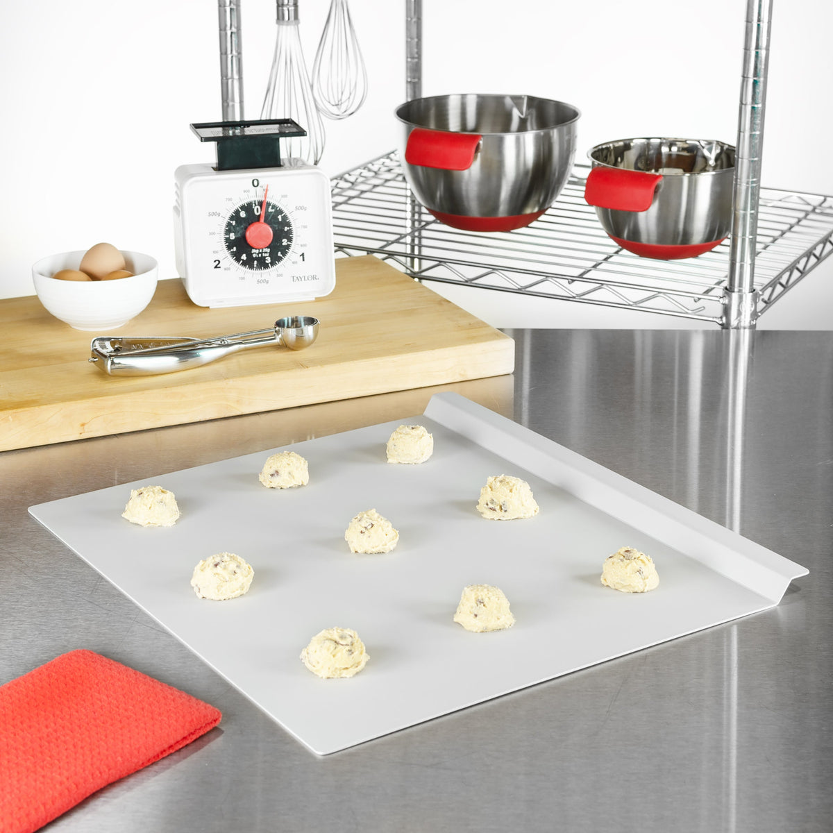 Fat Daddio's - 14" x 17" Aluminum Heavy Duty Anodized Cookie Sheet - CSHD-1417