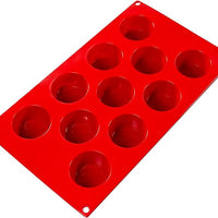 Fat Daddio's - 2.01" x 1.1" Silicone 11 Cavities Baking Mold - SMF-022
