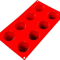Fat Daddio's - 2.17" x 2.36" Silicone 8 Cavities Deep Baking Mold - SMF-021
