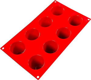 Fat Daddio's - 2.17" x 2.36" Silicone 8 Cavities Deep Baking Mold - SMF-021