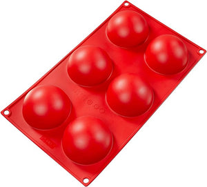 Fat Daddio's - 2.76" x 1.38" Silicone 6 Cavities Baking Mold - SMF-002