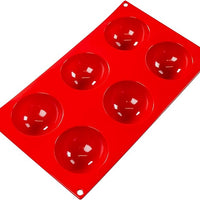 Fat Daddio's - 2.76" x 1.38" Silicone 6 Cavities Baking Mold - SMF-002