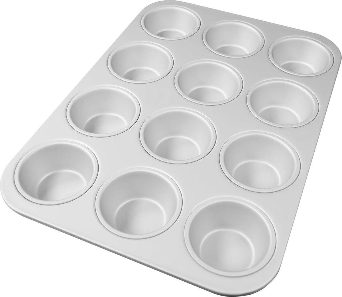 Fat Daddio's - 2.875" X 2" X 1.375" Aluminum Anodized Muffin Pan - MFN-STD