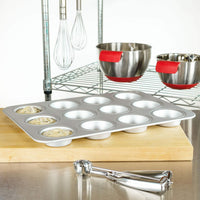 Fat Daddio's - 2.875" X 2" X 1.375" Aluminum Anodized Muffin Pan - MFN-STD