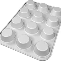 Fat Daddio's - 2.875" X 2" X 1.375" Aluminum Anodized Muffin Pan - MFN-STD