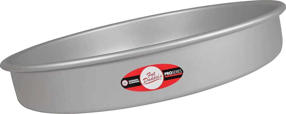 Fat Daddio's - 4" x 2" Aluminum Anodized Round Baking Pan - PRD-42