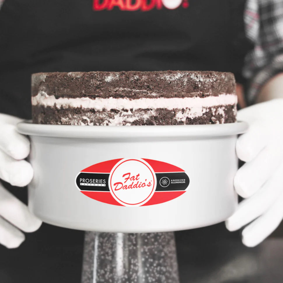 Fat Daddio's - 4" x 2" Aluminum Anodized Round Removable Bottom Baking Pan - PCC-42